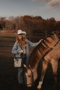 The Savannah Saddle Bag - Snake