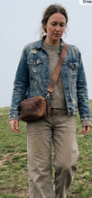 Load image into Gallery viewer, The Mesa crossbody in brown croc