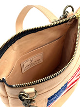 Load image into Gallery viewer, LIMITED EDITION USA — American Flag Midsize Adjustable Shoulder Strap Crossbody Bag + Outside Pocket - Jackson Place Collection