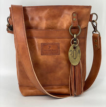 Load image into Gallery viewer, Small Wickett &amp; Craig Leather Buck Brown Bucket Bag