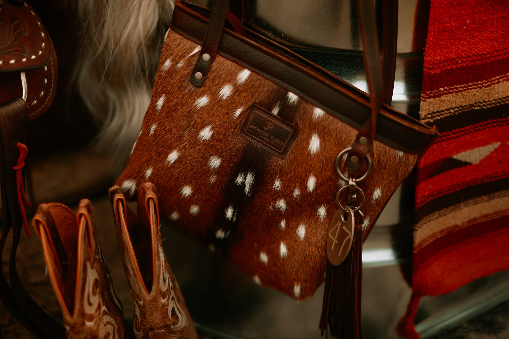 Women Genuine Cow Leather Purse Shoulder Bag Handbag Tote Deer embossed  Vintage | eBay